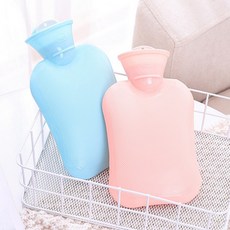 온수 보온 실리콘 물주머니 핫팩 손난로, 스카이 1000ml, 스카이 1000ML