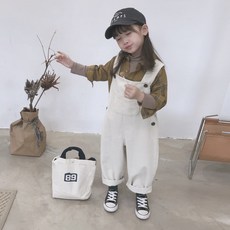 Q1020505 어린이 봄가을 골덴 멜빵바지 캥거루 포켓 키즈 오버롤 팬츠 사은품증정