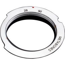 [해외직구]Metabones L39 Mount 28-90mm Lens to Leica M Camera 6-Bit Lens Mount Adapter, 1개, One Color_One Size