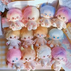 국내배송 20cm 별자리 소녀인형 12종 모헤어 무속성 솜인형 아이돌인형 랄라솜, 게자리, 무골, 1개