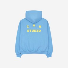 IAB Studio 아이앱 스튜디오 후드 남성 여성 상의 스카이 블루 레몬 Hoodie Sky Blue Lemon