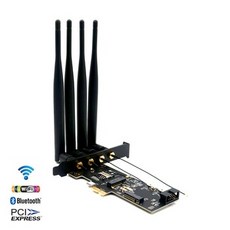 [해외] PC WIFI 어댑터 NGFF M.2 키 B 및 키 A PCIE X1 네트워크 카드 SIM 카드 슬롯 5DBI WIFI 안테나 3G4G 모듈 WIFI 카드, 상세내용표시