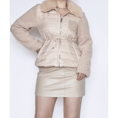 덕다운 양털 라인 패딩