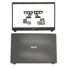 Acer Aspire 3 A315-42 A315-54 A315-56 N19C1 레드/블랙/그레이/블루용 새 노트북 LCD 뒷면 커버/전면 베젤/경첩/나사, 회색 AB 경첩