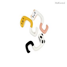 MALLCENTRAL 캐릭터 가방걸이 책상걸이 책상가방걸이무타공, 옐로우(고양이), 1개