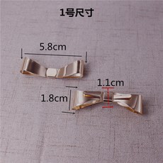 웨딩슈즈코사지 신발버클 금속 부속품 탈부착가능한 신발 장식 금속버클 신발풀라워 리본 구두수선