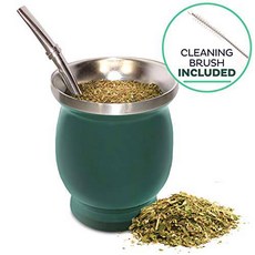 Yerba Mate Natural Gourd/Tea Cup Set Green (Original Traditi/14246391, 상세내용참조