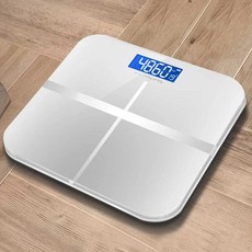 스마트체중계 가정용 인바디 체중계 체중 감소 측정 장치 LED 디스플레이 USB 충전 정밀 전자 저울 가정 사무실 성인용, 6)AAA Battery Black, 없음, 6)AAA Battery Black