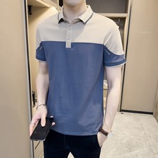 점퍼자수투톤패치남성DS-A329-PL9280-P53