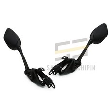 아이맥스125 스카이호크 ts150 개조 이전거치대 NMAX155 멕스150 백미러 전방거치대 후진거치대, 거치대+타원뱀피무늬 백미러 화이트 글라스