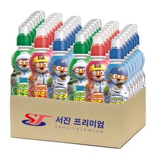 (서진프리미엄) 뽀로로 어린이음료 3종 235ml (밀크14개+딸기14개+사과14개) 총42개