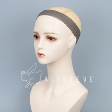 가발망 실리콘 헤어밴드 (3color), 블랙 Black, 1개