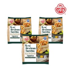 오뚜기 리얼 멕시칸 브리또 치폴레살사치킨(125gx3) x 3개, 단일상품, 기타, 기타