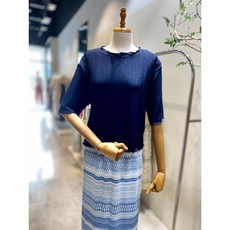 써스데이아일랜드 크리즈 져지 크롭 티셔츠(T234ATS639W)
