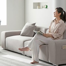 세계로가구 슬러 아쿠아텍스 기능성 패브릭 모듈 소파 2인용 3인용 4인용 코너형