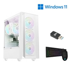 지티컴 인텔 i5 라이젠 7500F 5600 SSD 512GB RAM 16GB 키보드세트 풀패키지 게이밍 컴퓨터 조립 PC 본체 최신 고사양 롤 배그 디아블로 발로란트 오버워치