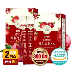 GNM자연의품격 품격있는 석류 저분자콜라겐 농축 스틱, 60개, 15g