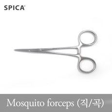 스피카 의료용 모스키토 포셉 mosquito 직 곡, 1개, S7-14