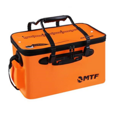 MTF 베테랑 접이식 다용도 낚시 보조가방 살림통, 오렌지