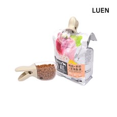 LUEN 데이조 사료 스푼 반려 동물 강아지 고양이 애완 애견 애묘 캣 디자인 가정 매장 업소, 1개, 블루