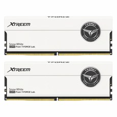TeamGroup TeamGroup T-Force DDR5-8000 CL38 XTREEM 화이트 패키지 서린 (32GB(16Gx2)), 2개