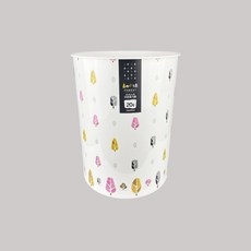 포레스트 원형 오픈 휴지통 쓰레기통 대형 20L, 로디움 본상품선택, 1개