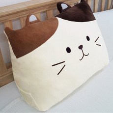 냥이삼각등쿠션