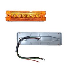 지노기업/LED 프리미엄 6구 옆면표시등/끝단표시등/12V/24V/1톤/포터2/봉고3/특장차/탑차/윙바디/사이드램프/측면등/반사기/JB/겸용/차폭