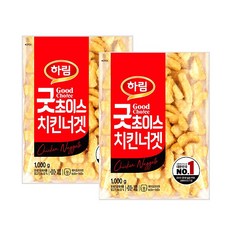 하림 굿초이스 치킨너겟, 1kg, 2개 - 뽀로로치킨너겟