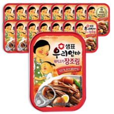 샘표 우리엄마 돼지고기 장조림, 110g, 224개
