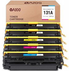 OA100 Laserjet Pro 200 Color M251nw MFP M276nw M276nnn(Black Canu Magenta Yellow 5-Pack): HP 131A CF211A CF212A CF213, 1, 단일옵션