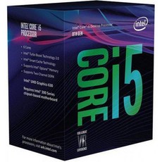 Intel Core i5-8600K 데스크탑 프로세서 6코어 최대 4.3GHz 잠금 해제 LGA 1151 300 시리즈 95W