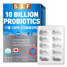 순수식품 100억보장 프로바이오틱스 60캡슐(2개월분) 17종 생유산균 캐나다직수입 신바이오틱스 프리바이오틱스, 1개, 60캡슐