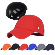 킥보드 스냅백 모자 헬멧 경량 안전모, 레드