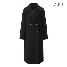 ZOOC 캐시미어블렌드 더블 롱 코트 BK_V244MSG954 269104