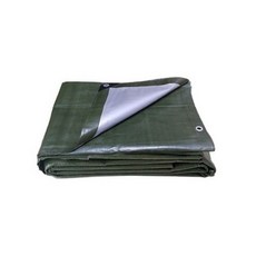 그라운드시트 양면 투톤 코팅 방수천막 3.6 x 4.5 m OLIVE GREEN + SILVER 1개 상품 이미지