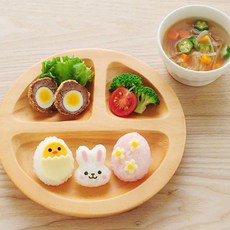 일본 병아리 토끼 미니주먹밥틀 캐릭터도시락 도시락데코, 1개