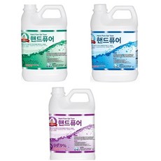 엄마의선택 산케미칼 핸드퓨어 3.75L 물비누 두피마사지기, 그린