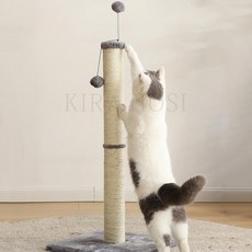 kirahosi DIY 고양이 캣타워 캣폴 2020신상 하우스 11호+덧신증정 C85eb1s, 1, 모델1(97CM)