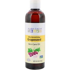 Aura Cacia 아우라카시아 하모나이징 포도씨오일 Harmonizing Grapeseed 16oz(473ml), 1개