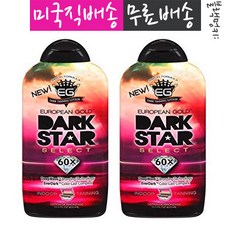 European Gold Dark Star Select 60x Indoor Tanning Lotion 유러피언 골드 다크스타 셀렉트 인도어 태닝 로션 400ml, 2개