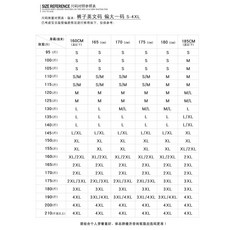 남성바지사이즈표