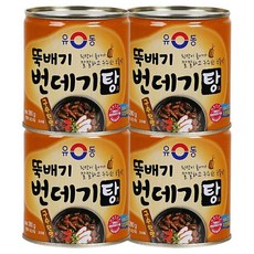 유동 뚝배기 번데기탕 (구수한맛) 280g, 4개