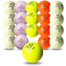 파이즈 골프 로스트볼 A+ 등급 GOLF LOST BALL, 1개, 20개입, 컬러