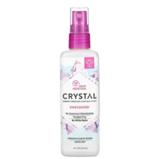 CRYSTAL 미네랄 강화 데오드란트 스프레이 무향 118ml(4fl oz), 118ml, 1개