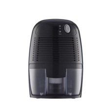 가정용 미니 제습기 공기 건조기 습기 흡수기 500ml 물 탱크 포함 주방 사무실 전기 쿨 드라이어, 3) Black 영국 플러그