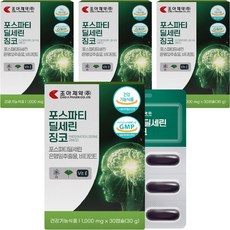 포스파티딜세린 징코 정 은행잎 추출물 비타민E 기억력 인지력 개선 두되건강, 4개, 30정