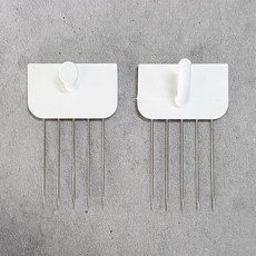 꼭꼬핀 꼬꼬핀 벽핀 벽지핀 벽걸이핀 못없이액자걸기 벽걸이후크, 02)꼭꼬핀-U자형(개당), 1개