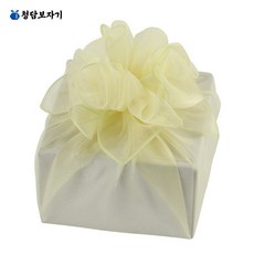 청담보자기 크리스탈 보자기 소형 55cm, 개나리, 5개