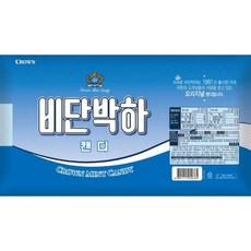 크라운 비단박하캔디, 140g, 3개